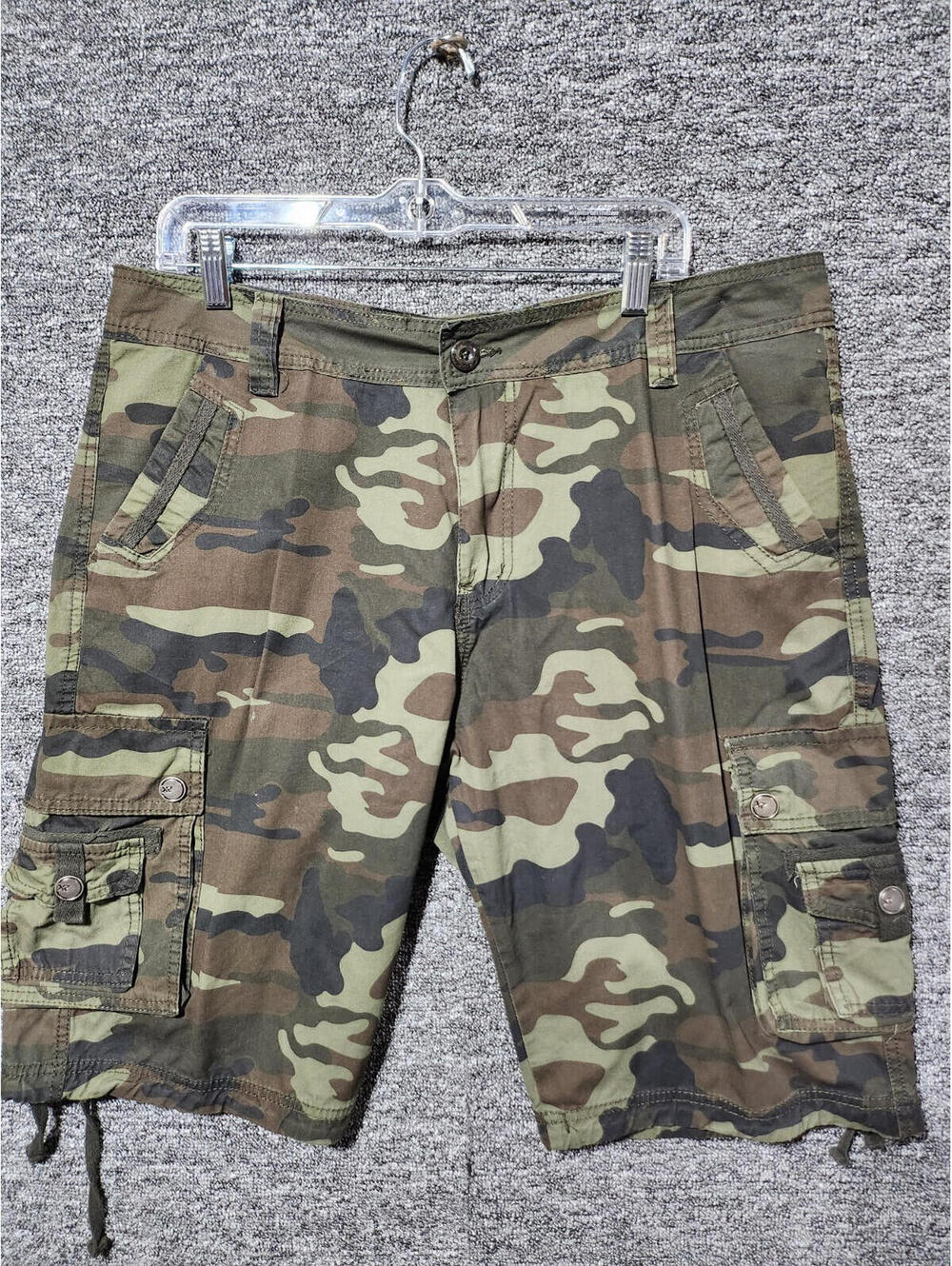 XRAY Camouflage Cargo Shorts Men Cotton Pockets Green Brown Black Army Outdoor